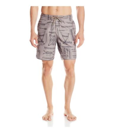 Quiksilver Mens Waterman Collection Maui Swim Bottom Board Shorts - XL