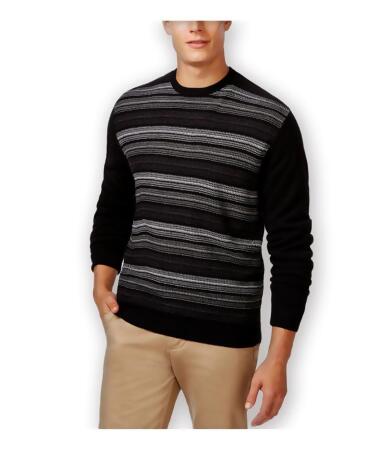 Weatherproof Mens Marled Striped Pullover Sweater - S