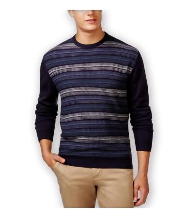 Weatherproof Mens Marled Striped Pullover Sweater - S