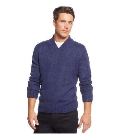 Tricots St Raphael Mens Shawl-Collar Pullover Sweater - S