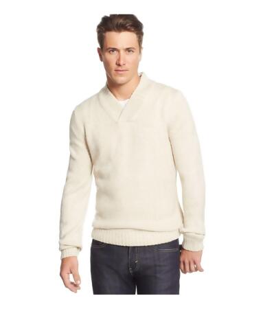 Tricots St Raphael Mens Shawl-Collar Pullover Sweater - M