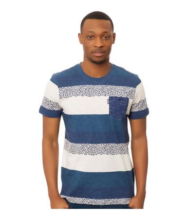 Staple Mens The Seed Stripe Pocket Graphic T-Shirt - S