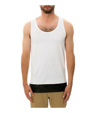 Dope Mens The Leather Paneled Tank Top - XL