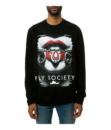 Fly Society Mens The Gems Crewneck Sweatshirt - L
