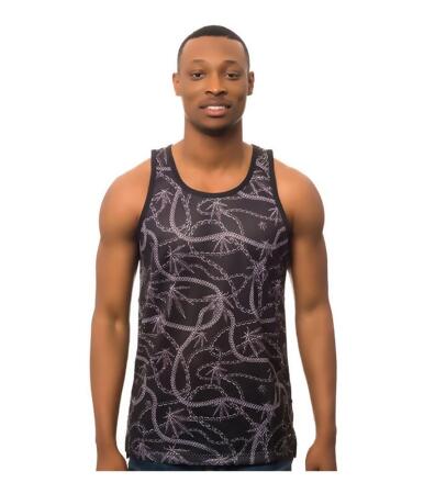 Crooks Castles Mens The Chainleaf Basketball Jersey Tank Top - XL