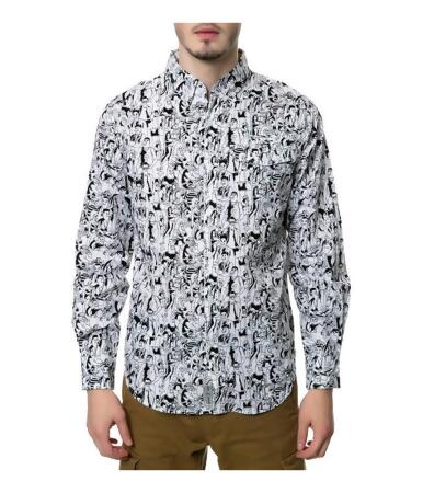 Staple Mens The Pigeon Posse Button Up Shirt - XL