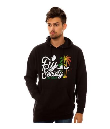 Fly Society Mens The Fly High Paradise Hoodie Sweatshirt - L