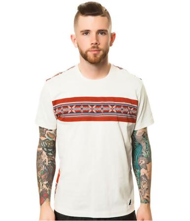 Staple Mens The Pryce Pieced Tee Graphic T-Shirt - M