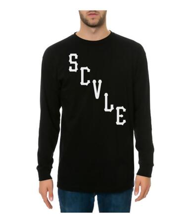Black Scale Mens The Scvle Logo Ls Graphic T-Shirt - S