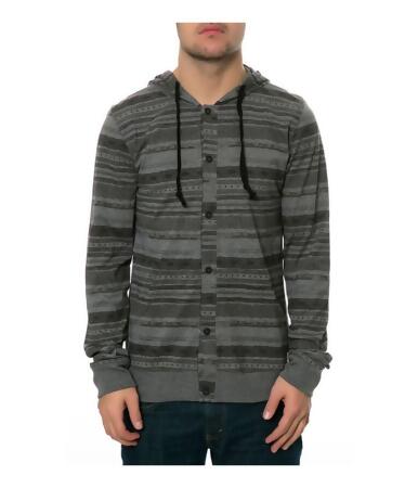 Ambig Mens The Boots Hooded Henley Shirt - M