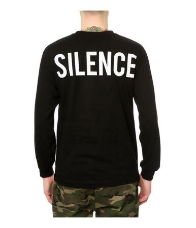 Black Scale Mens The Moment Of Silence Ls Graphic T-Shirt - M