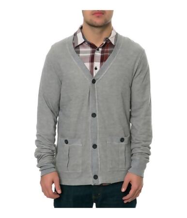 Ambig Mens The Caesar Cardigan Knit Sweater - S