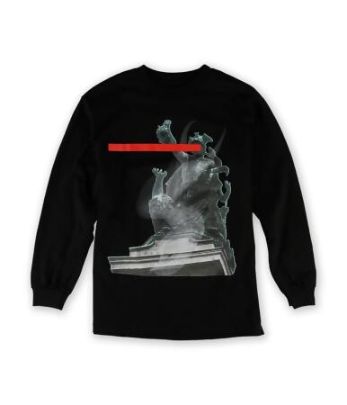 Black Scale Mens The Der Kopf Ls Graphic T-Shirt - M