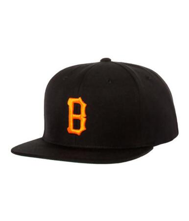 Black Scale Mens The B Logo Snapback Baseball Cap - One Size