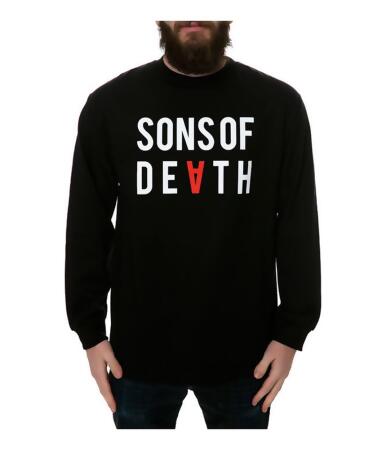 Black Scale Mens The Sons Of Death Ls Graphic T-Shirt - L