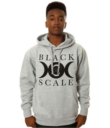 Black Scale Mens The Lunarology Pullover Hoodie Sweatshirt - 2XL