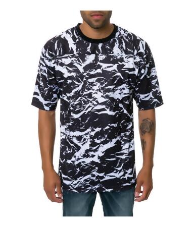 Dope Mens The Crinkle Football Jersey Graphic T-Shirt - L