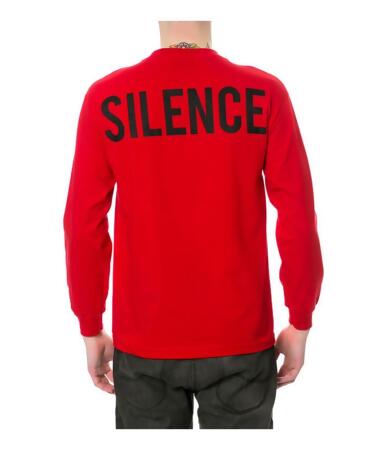 Black Scale Mens The Moment Of Silence Graphic T-Shirt - L