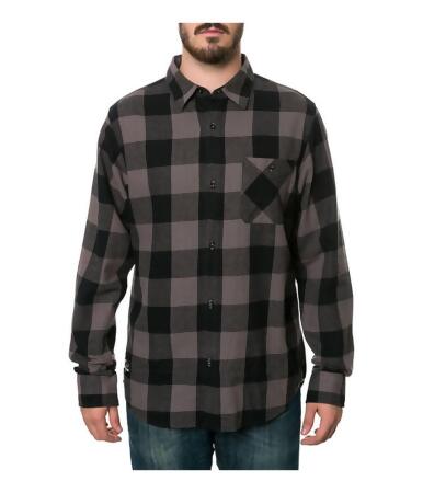 Fourstar Clothing Mens The Ishod Buffalo Ls Flannel Button Up Shirt - S