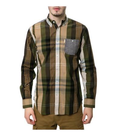 Staple Mens The Joyner Ls Button Up Shirt - M