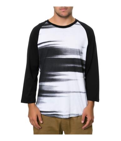 Ezekiel Mens The Blurred Lines Raglan Graphic T-Shirt - S