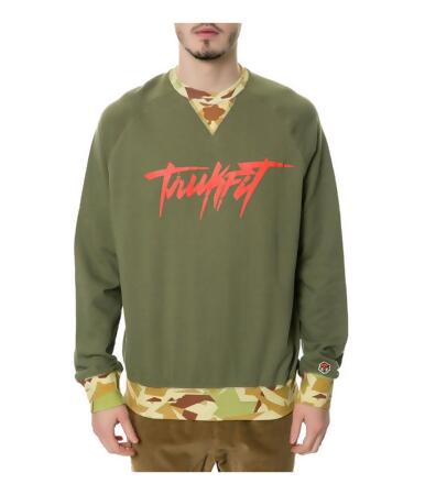 Trukfit Mens The Contrast Rib Crewneck Sweatshirt - XL