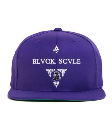 Black Scale Mens The Blvck Knight Snapback Baseball Cap - One Size