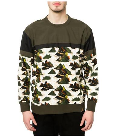 Staple Mens The Militech Crewneck Sweatshirt - S