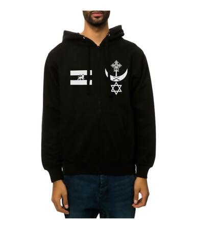Black Scale Mens The Warrior Blvck Zip Up Hoodie Sweatshirt - XL