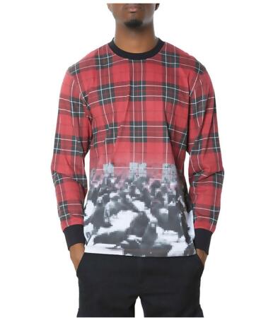 Staple Mens The Marlow Printed Ls Graphic T-Shirt - M