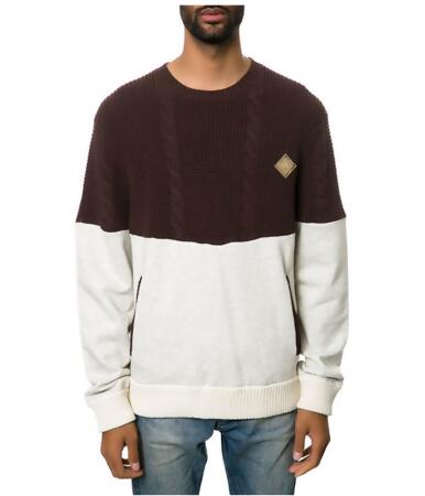 Born Fly Mens The It Cableknit Pullover Sweater - M