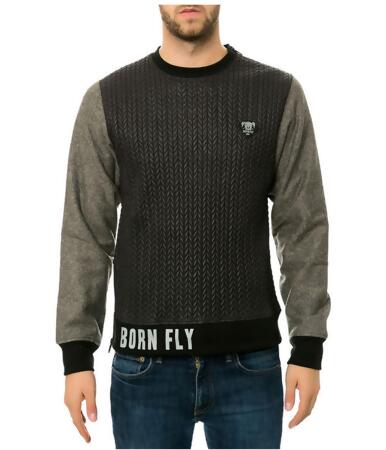 Born Fly Mens The Seven Crewneck Sweatshirt - L