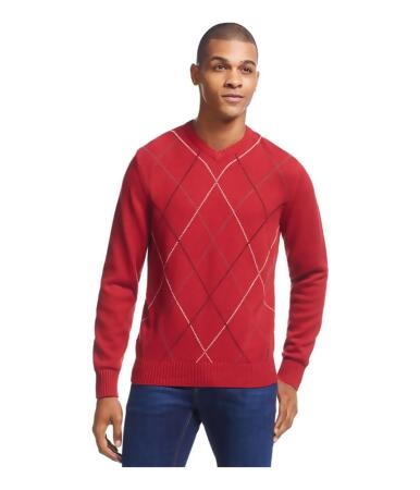 Geoffrey Beene Mens Harlequin Pullover Sweater - Big 2X