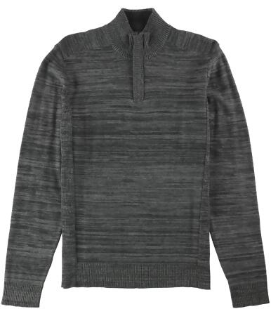 Alfani Mens Solid Quarter-Zip Pullover Sweater - M