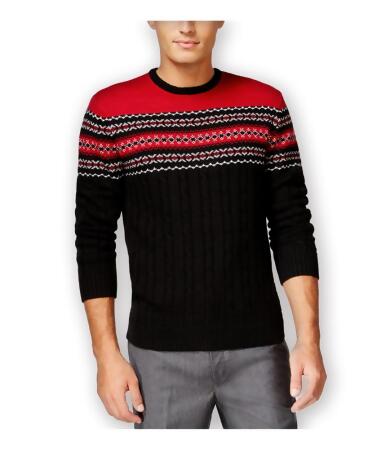 Club Room Mens Colorblock Fair Isle Pullover Sweater - 2XL