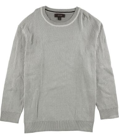 Tasso Elba Mens Vertical Striped Crew Pullover Sweater - Big 4X
