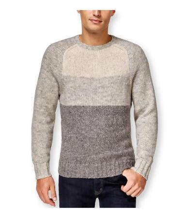 Club Room Mens Colorblock Crew-Neck Knit Sweater - L