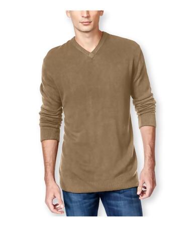 Tricots St Raphael Mens Solid Textured Chest Pullover Sweater - L