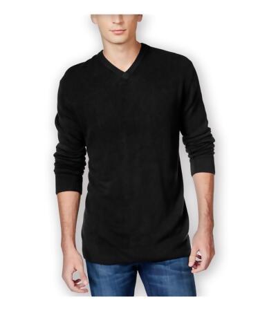 Tricots St Raphael Mens Solid Textured Chest Pullover Sweater - M