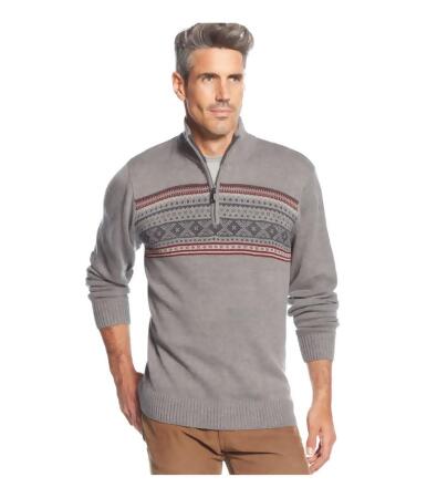 Tricots St Raphael Mens Isle Quarter-Zip Pullover Sweater - L