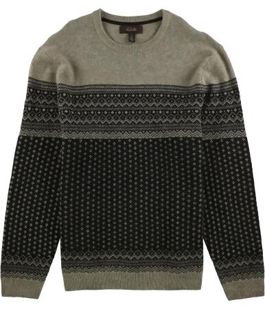 Tasso Elba Mens Fair-Isle Crew Pullover Sweater - 2XL