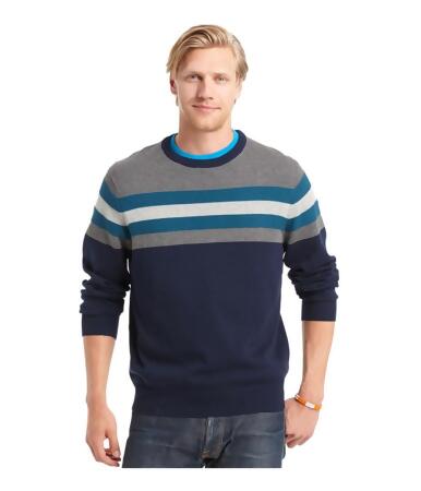 Izod Mens Varsity Striped Pullover Sweater - S