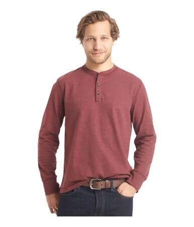 G.h. Bass Co. Mens Ls Carbonized Henley Shirt - 2XL