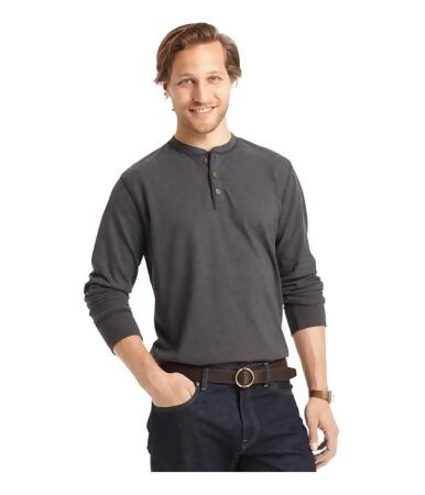 G.h. Bass Co. Mens Carbon Ls Henley Shirt - S