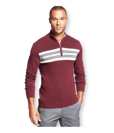 John Ashford Mens Chest Stripe Pullover Sweater - Big 2X