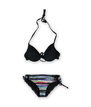 Hurley Womens U-Wire Tie Side 2 Piece Bikini - XS