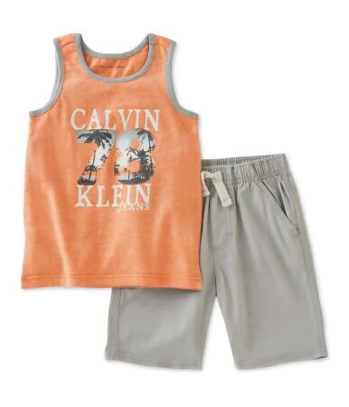 Calvin Klein Boys Logo 2-Piece Tank Top Set - 2T