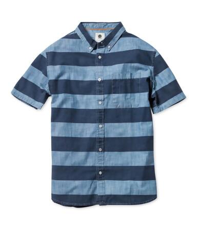 Element Mens Harris Ss Button Up Shirt - L