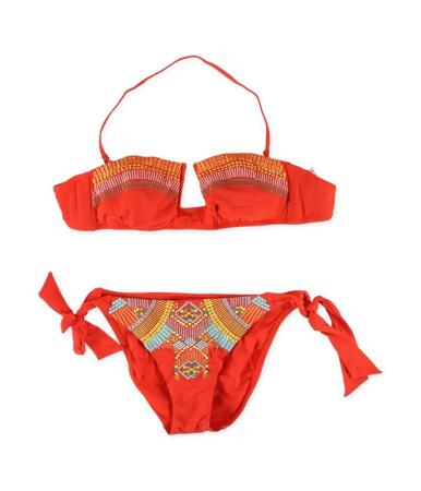 Nanette Lepore Womens Mayan Riviera Side Tie 2 Piece Bikini - XS