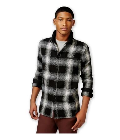 Kr3w Mens Ian Ls Plaid Button Up Shirt - M